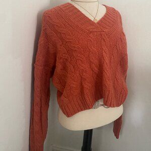 American Eagle Burnt Orange Sweater